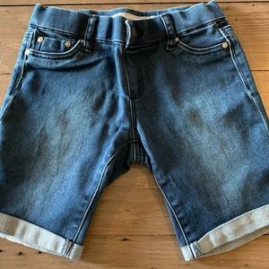 Tractr Girls stretch denim Bermuda shorts